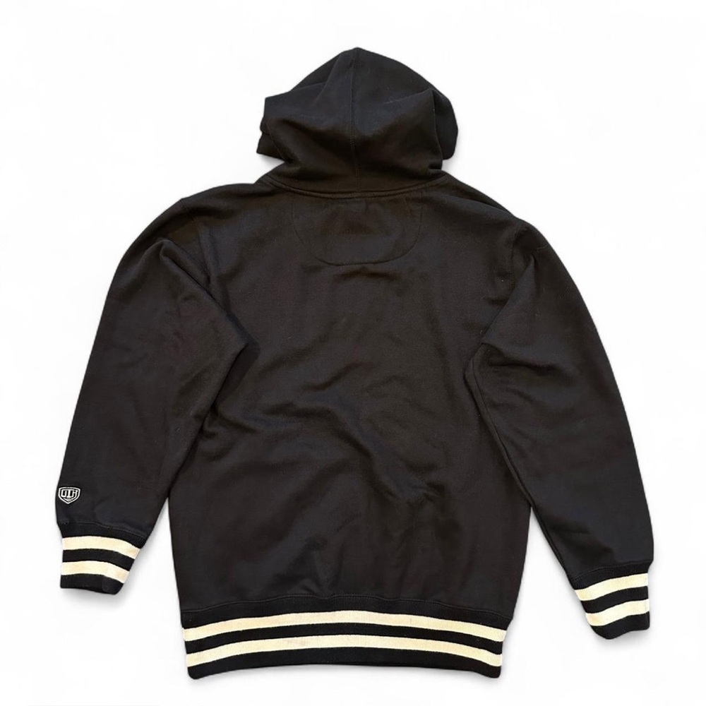 Boston Bruins M Old Time Hockey Black Hoodie with Embroidered Logo - Picture 2 of 5